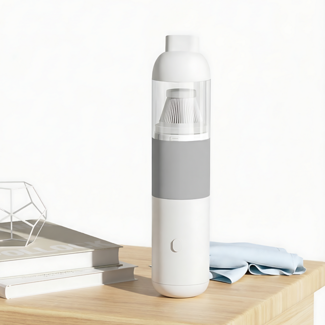 리코비 강력 미니 무선 차량 데스크 청소기, RCB MINI -300, 퓨어화이트