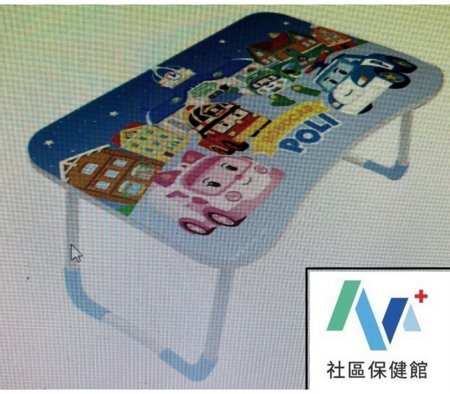 POLI 救援小英雄 摺疊桌, POLI摺疊桌