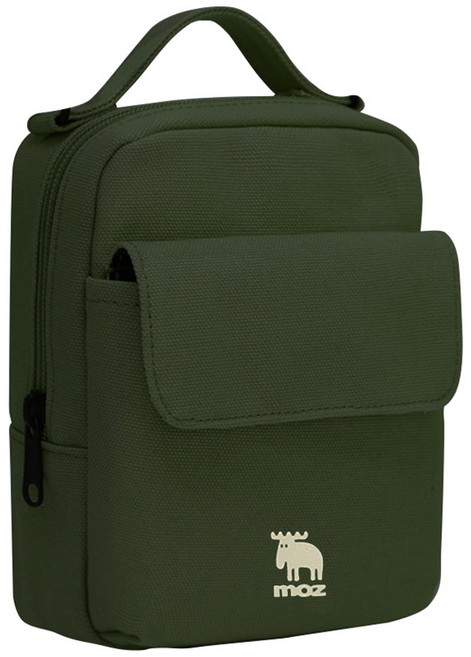 moz瑞典駝鹿 內層防水 厚片吐司包 旅行小包 (葉草綠)