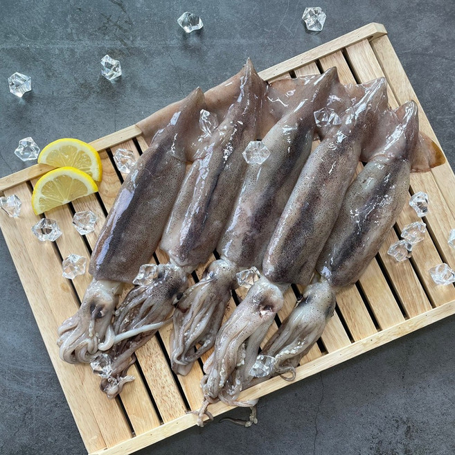 손질 통오징어 링채 200g x 4개