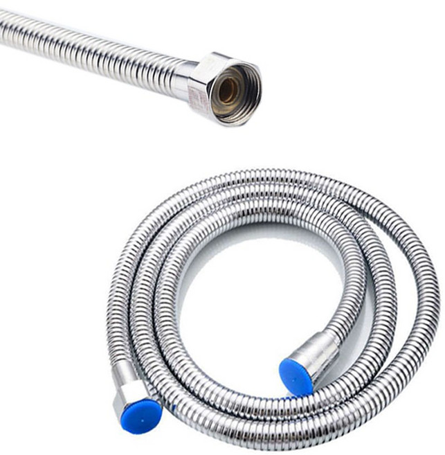 고압 스텐 샤워기 샤워 호스 호수 2m 샤워기줄 호스줄 연결 교체 연장 물때방지 샤워줄, YM 스텐 샤워기 호스, 실버컬러