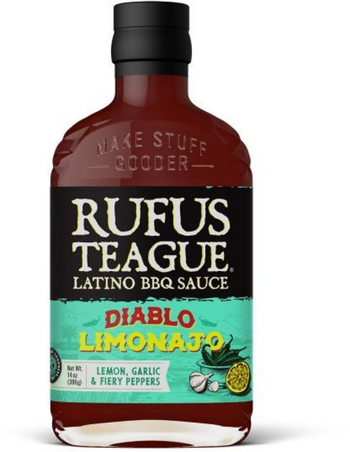 루퍼스 티그 디아블로 리모나조 소스 프리미엄 라티노 바비큐 14온스. 병, Diablo Limonajo, 14 oz. - 1 Pack, 1개, 395g