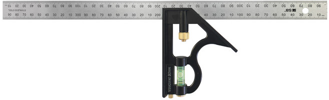 [SB] 상보 이동 스퀘어 콤비네이션 스퀘어(150 300 400mm 선택) No.CNS, CNS-400(400mm), 1개