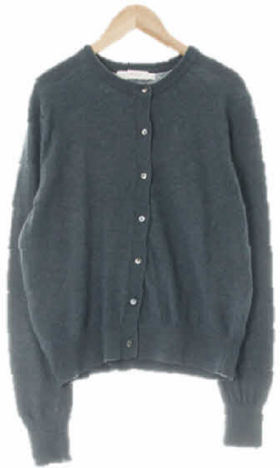 지오다노 0585 카키그레이 캐시미어 크루넥니트가디건 [85]