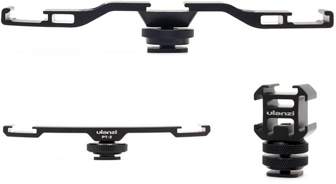 핫슈 콜드슈 확장 브라켓 마운트 3종 마이크 조명 개인방송장비 세팅 슈마운트 삼각대 1/4 나사, 1개