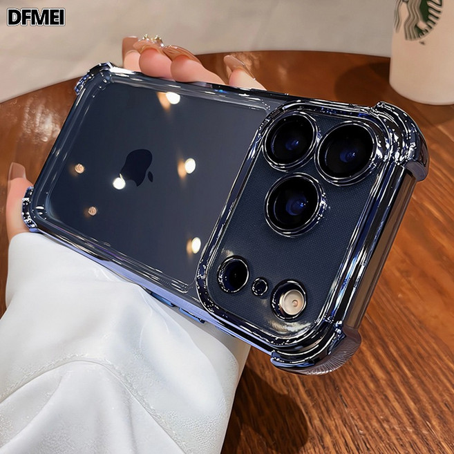 DFMEI 適用iphone17promax手機殼透明蘋果17Air保護套16氣囊15防摔全包