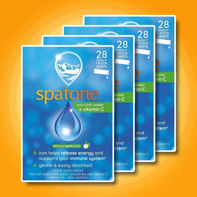 나인멜로 스파톤철분제 스파톤애플 철분제 액상철분제 철분제액상, 4개