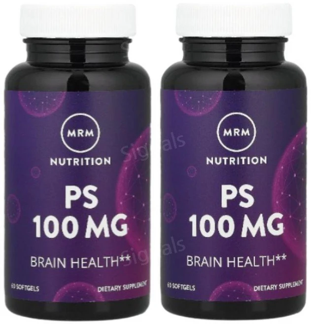 MRM 뉴트리션 PS 100mg 60소프트젤, 2팩, 60정 - 쿠팡