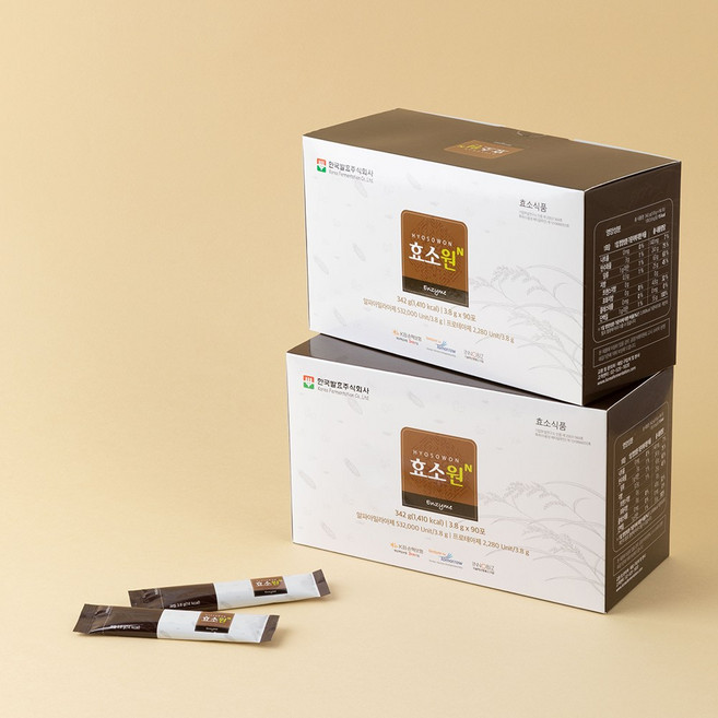 사은품 증정 발효식품 소화 효소 임산부 곡물발효효소 현미효소 유산균 역가수치 높은 부모님건강선물, 342g, 2박스