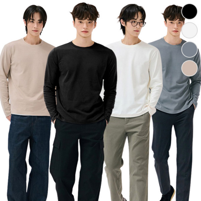 [체이스컬트] (본사직영)STANDARD 변형 조직 T-SHIRT4Color