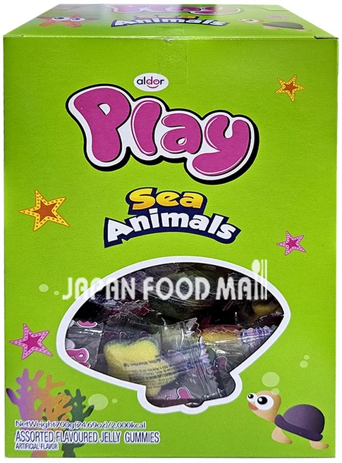알도르플레이 시 애니멀 젤리 100개입, 700g, 3개 - 쿠팡