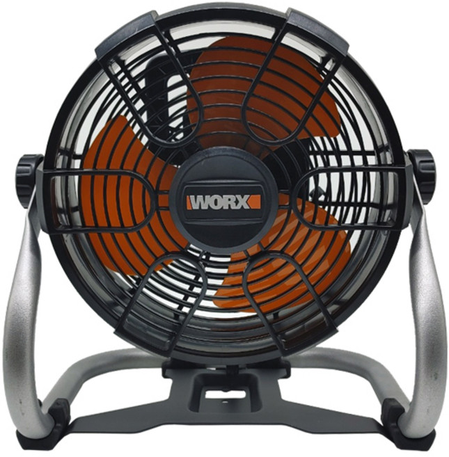 웍스 무선충전선풍기 WX095.9 베어툴 20V어댑터포함 캠핑 차박 낚시 야외 카라반 노지 노상 레저 유무선 거치 탁상용, 1개