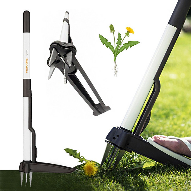 피스카스 서서하는 잡초제거기 제초기 벌초 예초기 마당 정원 풀뽑는도구 뿌리제거 텃밭 원예용 풀뽑기 잔디관리 white 화이트, White(기본형), 1개