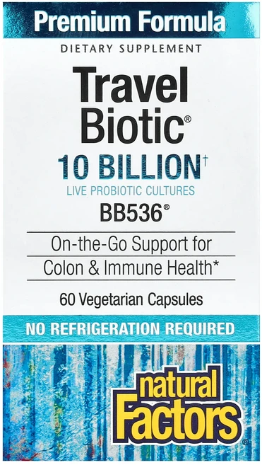 몸관리하세요 겨울입니다 Natural Factors Travel Biotic BB536 100억CFU 베지 캡슐 60정 특별관리진행, 1개 - 쿠팡