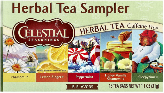 셀레셜시즈닝스 허브차 샘플러 허벌 무카페인, 36g