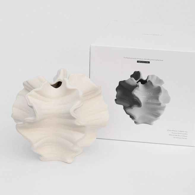 산호 도자기 세라믹 오브제 꽃 화병 꽃병, 대