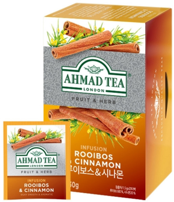 아마드티 루이보스&시나몬 허브차 티백, 1.5g, 20개입, 1개