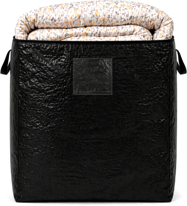 리빙에이드 특대형 이사박스 이사가방 다용도 수납 정리함, 2개, 검정