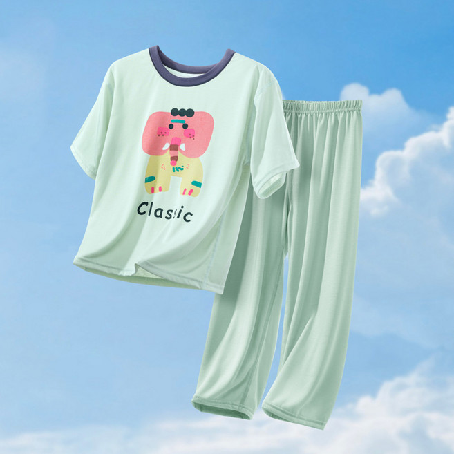 굿도우 아동용 시원한 텐셀 모달 실내복 세트