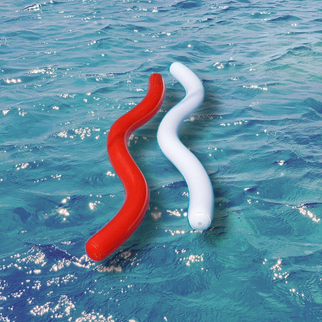 해외여행 워터 해먹 물놀이 뱀 암 팔 누들 튜브 1+1, 잔디