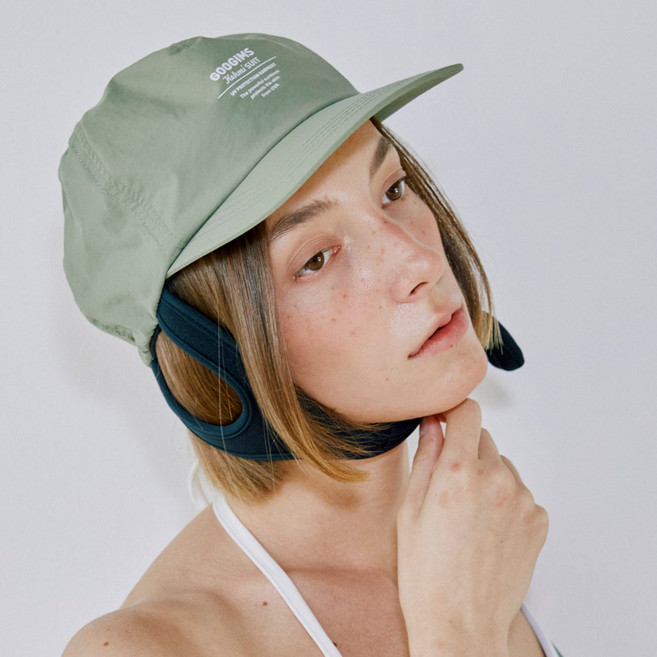 구김스 방수 워터 서퍼 서핑 로고캡, S type, 라이트카키(LIGHT KHAKI)