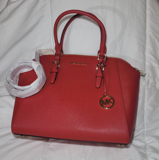 마이클 시아라 플레임 레더 LG TZ 사첼백 . 5607274