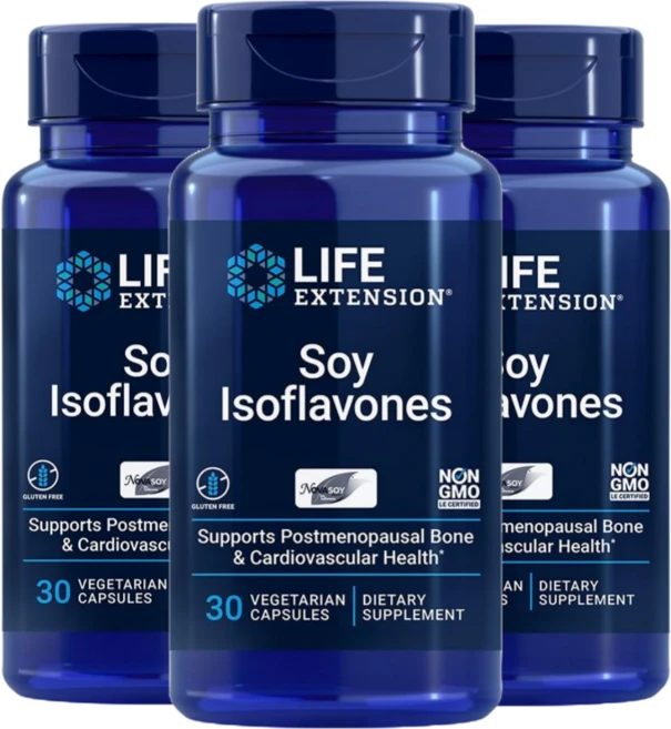 [30캡슐] 라이프익스텐션 대두 이소플라본 베지 캡슐 30정, 3개 - 쿠팡