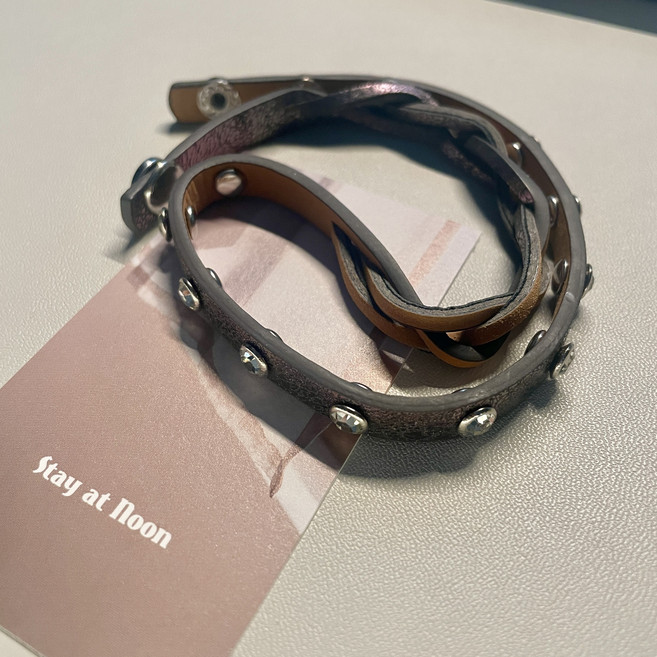 스앳눈 에스닉 레이어드 가죽 팔찌 6종