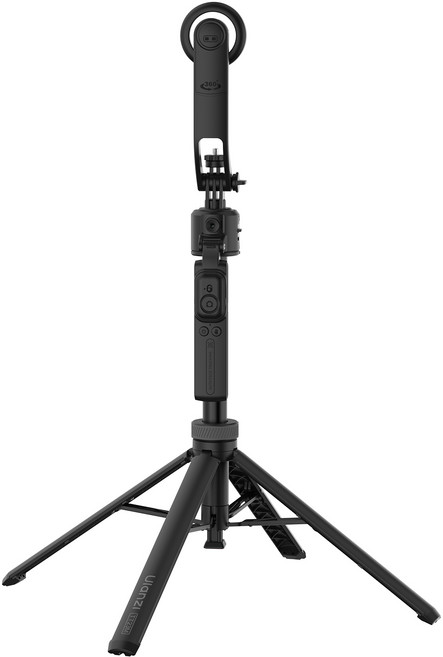 울란지 TT23M AI 오토 트래킹 스마트폰 블루투스 짐벌 맥세이프 셀피스틱 삼각대, 1개, 블랙