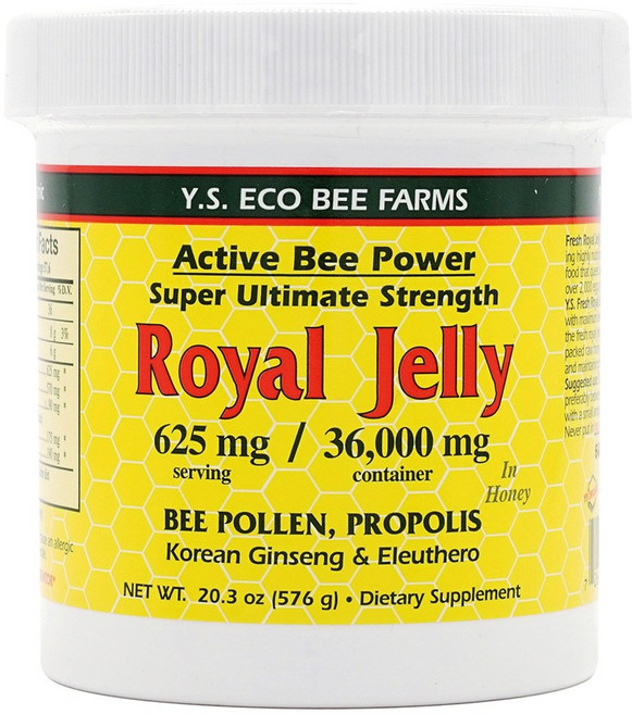 YS 에코비팜스 로얄 로열 젤리 제리 36000mg 576g 프로폴리스, 1개