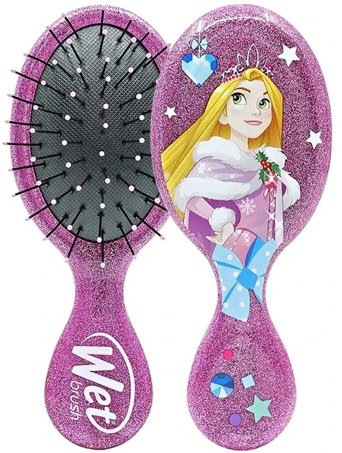 웻브러쉬 미니 디탱글러 디즈니_라푼젤, 백설공주, 1개 - 쿠팡