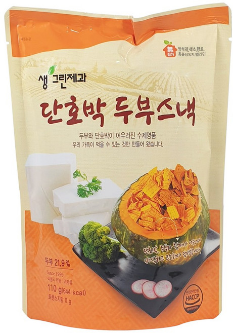 웰빙스토리 단호박과자 너무 맛있는 웰빙과자예요 110g, 1개