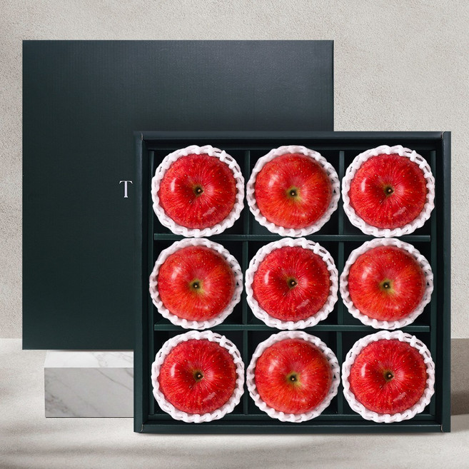 [스윗베러] 사과 선물세트 3.1kg내외 (9입), 1개