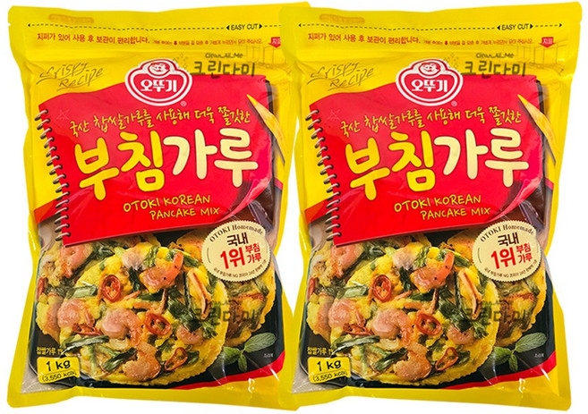 오뚜기 찹쌀가루를 사용해 더욱 쫄깃한 부침가루 1kg, 2개