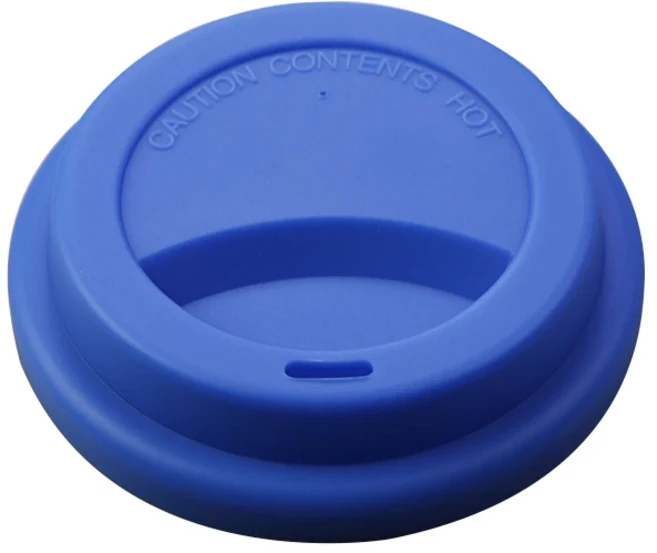 1PCS 9cm 유니버설 재사용 가능한 실리콘 컵 뚜껑 신선한 커버 절연 방진 머그잔 슬리브, 05 Q-blue P