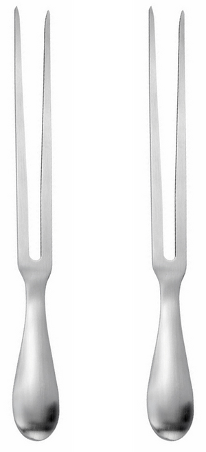 리브문 304 스테인리스 U형 바베큐 포크, 2개