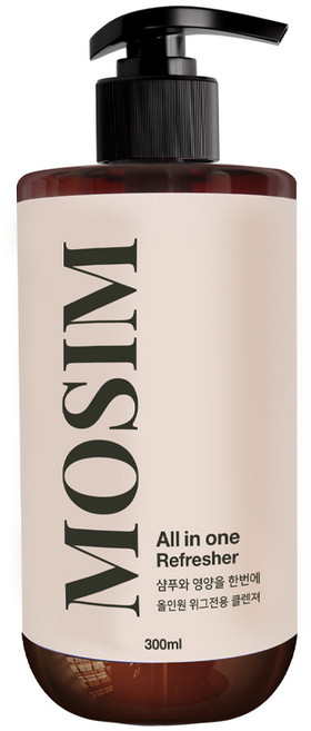 모심 올인원 리프레셔 가발전용 클렌징 세척 컨디셔너, 1개, 300ml