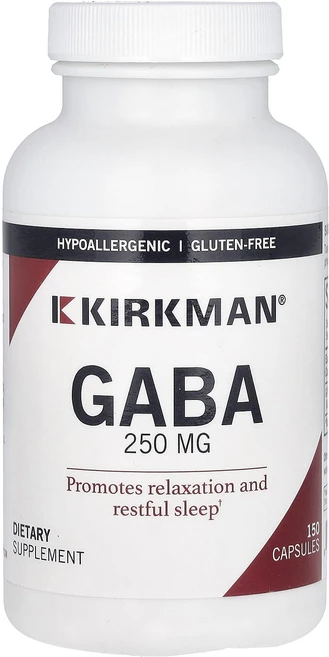 Kirkman Labs GABA 250mg 캡슐 150정, KirkmanLabsGABA250mg캡슐150정, 1개 - 쿠팡