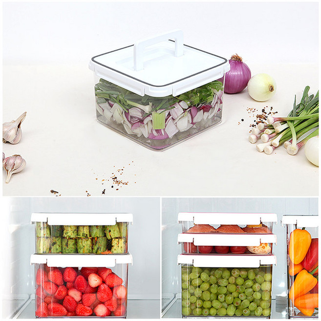 밀폐용기 스카이락 점보 투명 반찬통, 점보 1호 1700ml, 1개