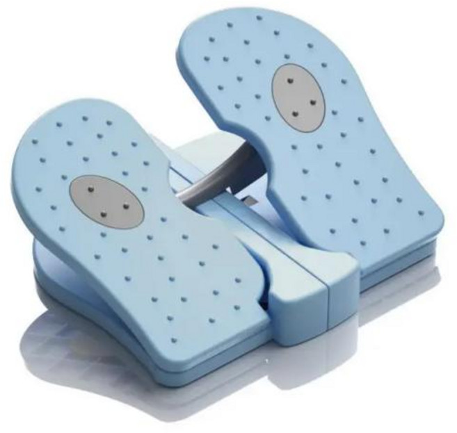 다이어트스텝퍼 발운동기구 미니 소형 스테퍼 프레임 분리형 미끄럼 방지 스토브 파이프 인체 공학적 디자, 01 Light Blue