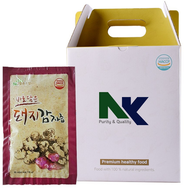 양원농장 바로담은 돼지감자즙, 80ml, 50개