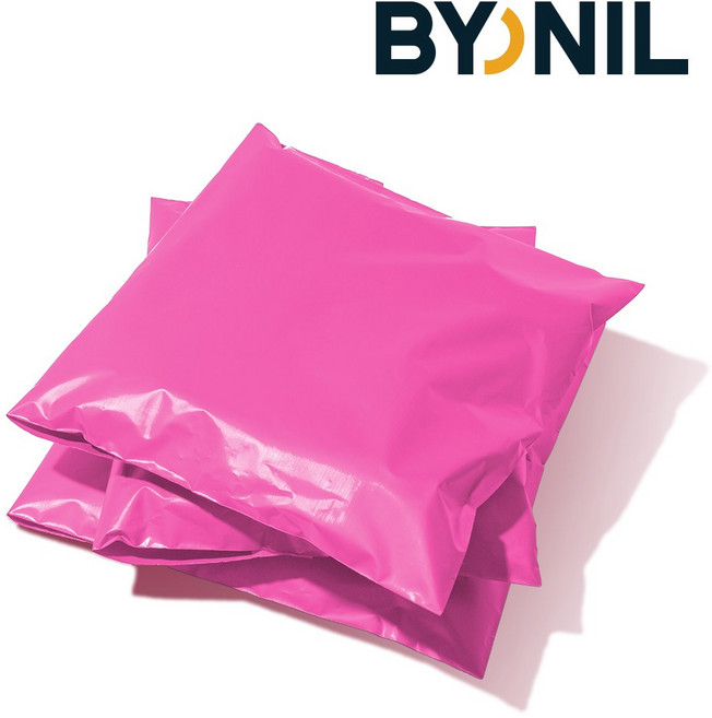 [바이닐] 다양한 사이즈 강력 접착 핑크색 택배봉투, 1팩