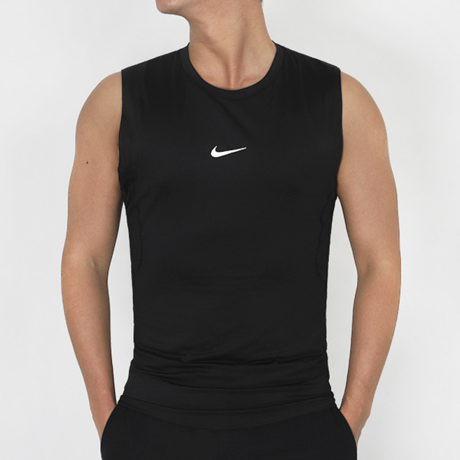 나이키 프로 남성 드라이핏 타이트 민소매 나시티 피트니스 탑