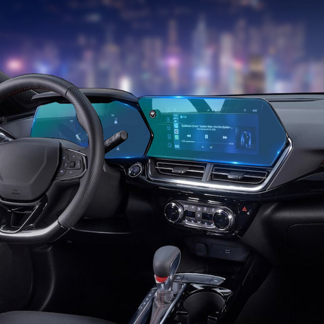 유투카 호환 트랙스 크로스오버 네비게이션 튜닝 네비게이션 액정보호 강화유리 필름 신차 필수 용품