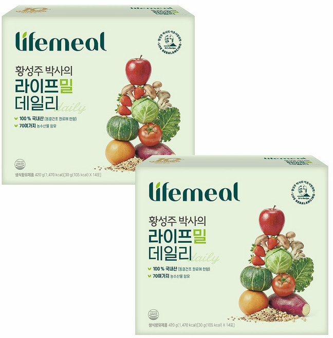 이롬 황성주 1일1생식 데일리 라이프밀, 30g, 28개