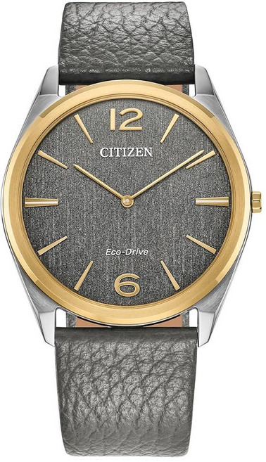 [미국수입정품] 시티즌 Citizen 유니 Eco-Drive 드레스 클래식 에코 시계 블루 가죽 스트랩 및 다이얼 279497