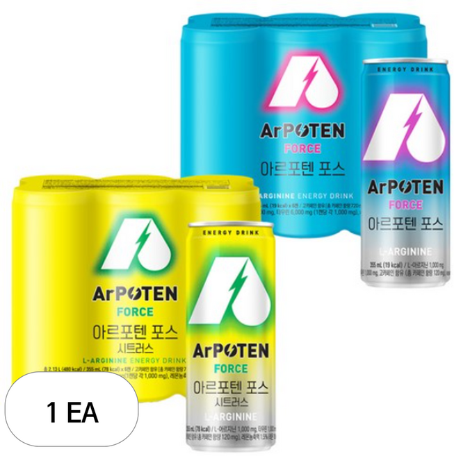 아르포텐 포스 6p + 포스 시트러스 6p, 1세트, 355ml