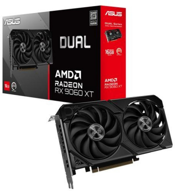 (ASUS) DUAL 라데온 RX 9060 XT D6 16GB 대원씨티에스