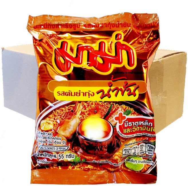태국 마마 새우 크리미 톰얌 라면 shrimp creamy, 20개