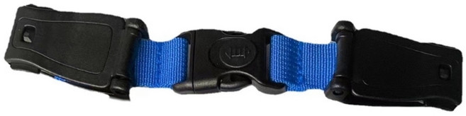탈출 방지 하네스 가슴 클립 카시트 스트랩 카시트 캐리어용 범용 안전벨트 이중 안전 설계, Blue, With buckle, 1개
